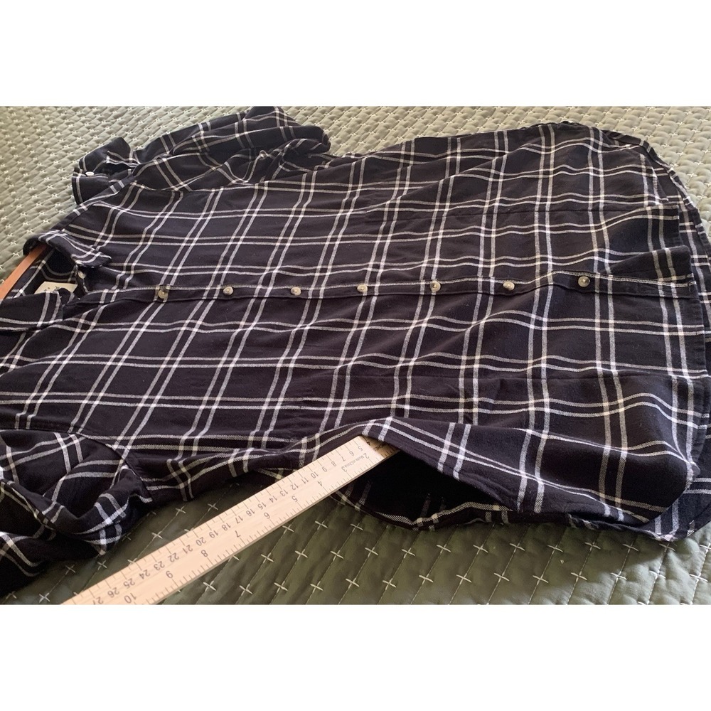 Jachs Girlfriend Ladies' Flannel Shirt, Black Womens XXL  excellent Cozy Cowgirl - Picture 9 of 14